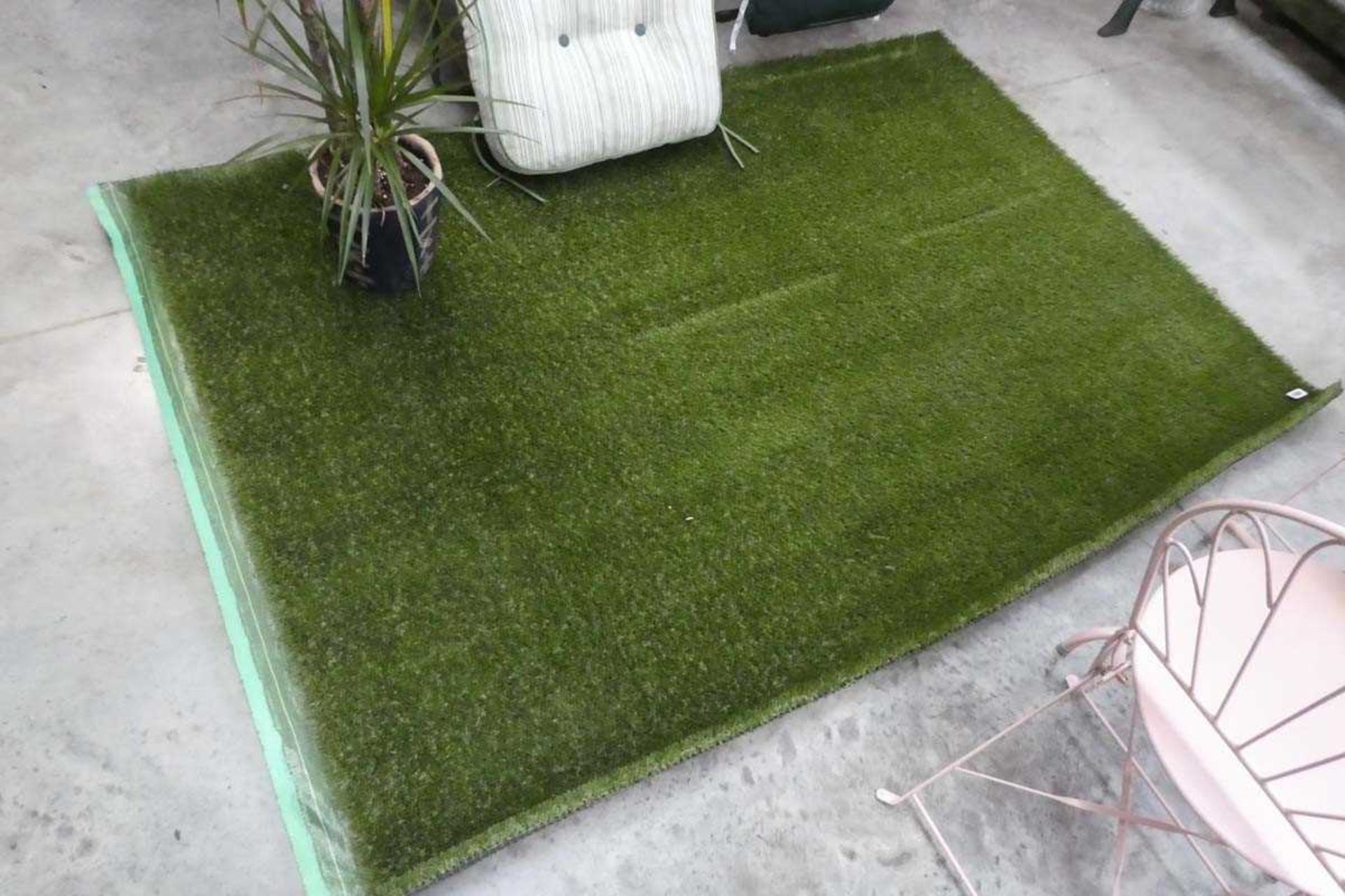 Section of artificial grass