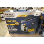 +VAT Mac Allister MW160 portable inverter welding machine(Grade A stock), boxed