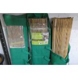 3 packs of bamboo slat garden screening