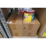 +VAT 2 boxes containing 6 rolls each of Flexovit Pro Abrasive 150mm x 25m rolls of sandpaper (180