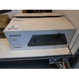 +VAT Sony stereo turntable system - model PS-LX310BT