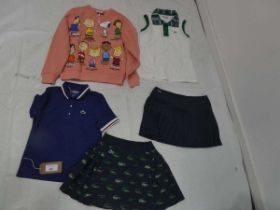 +VAT Selection of Lacoste sportswear