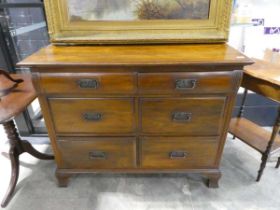 Mahogany 6 drawer chest