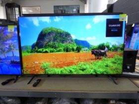 +VAT Samsung 58" Crystal UHD 4K smart TV with stand and remote - model UE58CU7100K