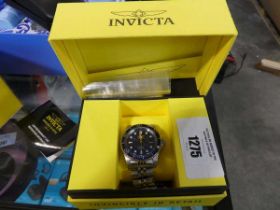 +VAT Invictor gents wristwatch in display case