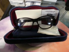 +VAT Pair of Gucci glasses with case
