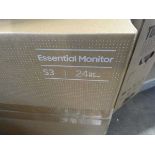+VAT 24" S3 Essential monitor in box
