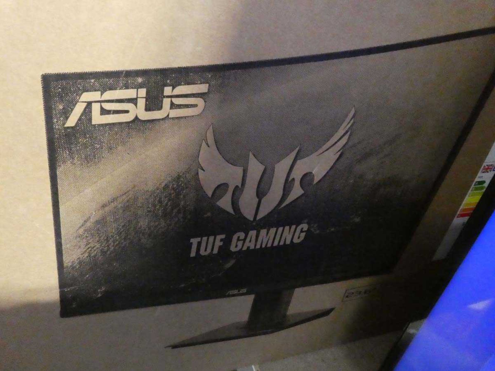 +VAT Asus Tuf Gaming 24" monitor in box - model VE24V (screen damage)