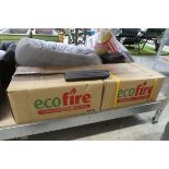 2 boxes of Eco fire sawdust charcoal