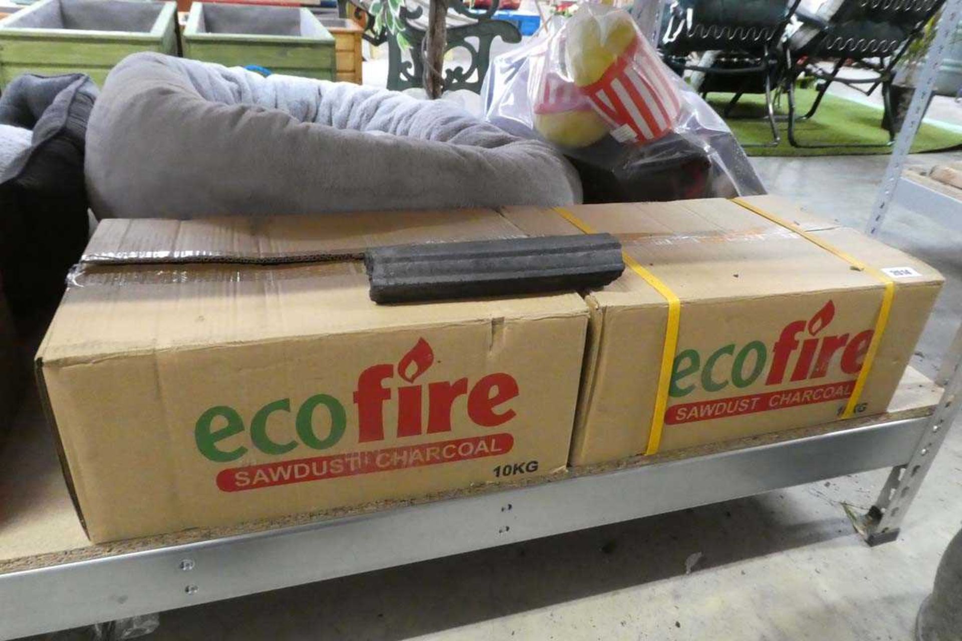 2 boxes of Eco fire sawdust charcoal