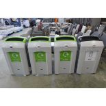 4 commercial Nexus general and recycling bins