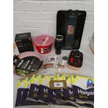 +VAT Various items to include Salter hand mixer, Decor microsafe rice cooker, Master Class enamel