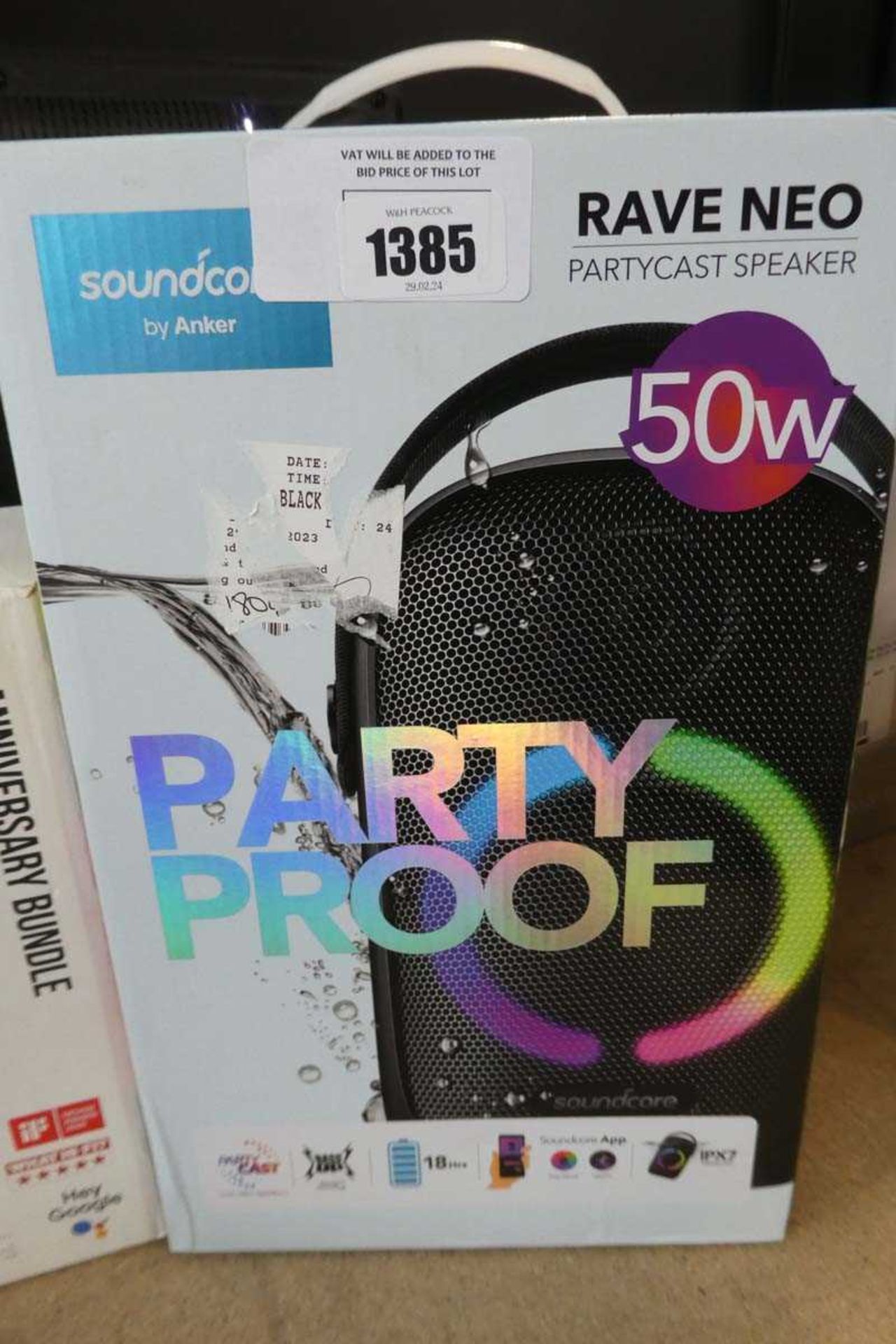 +VAT Sound Core Rave Neo party car speaker