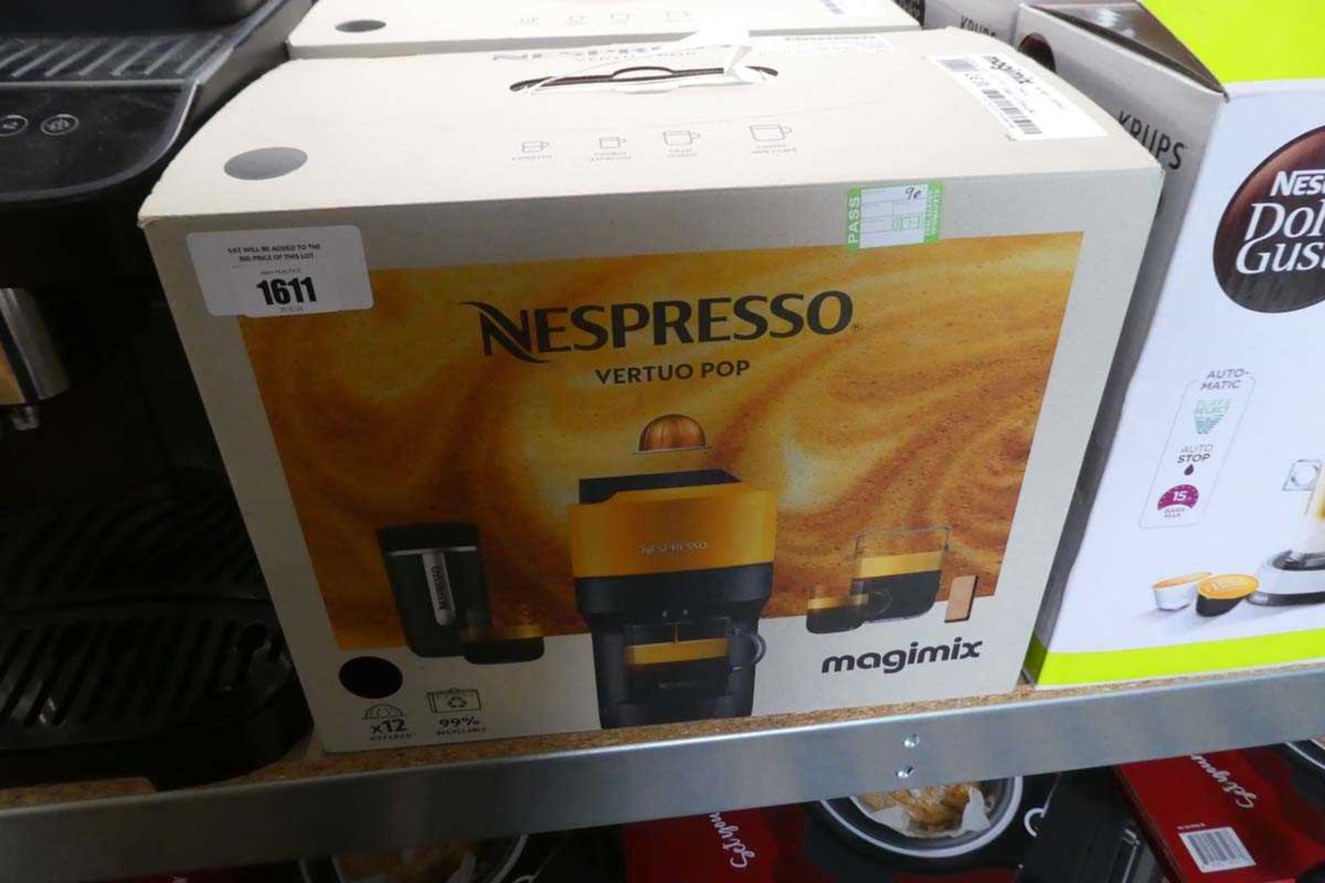+VAT 2 Nespresso Vertuo pop coffee machines