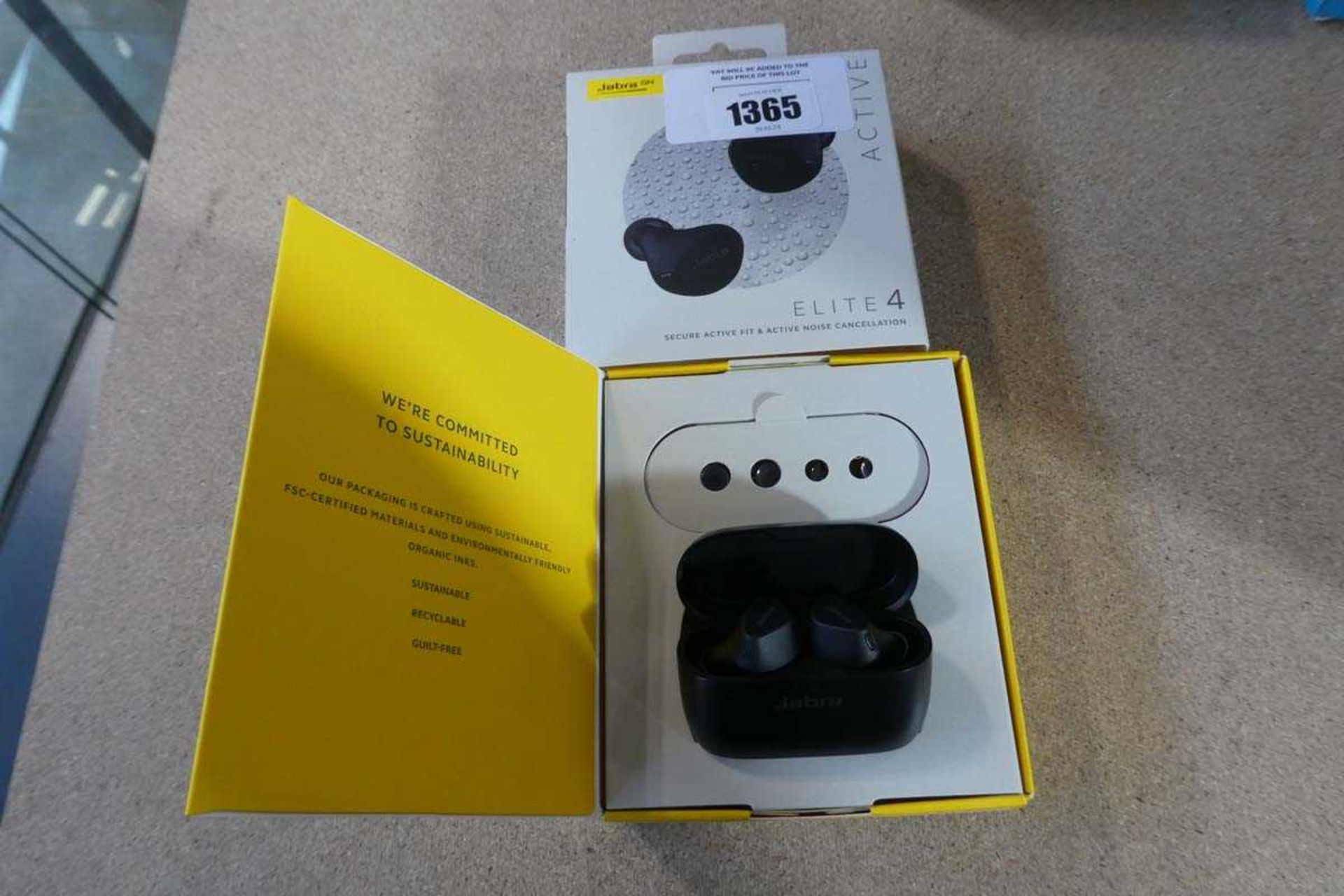 +VAT Pair of Jabra elite 4 active ear buds