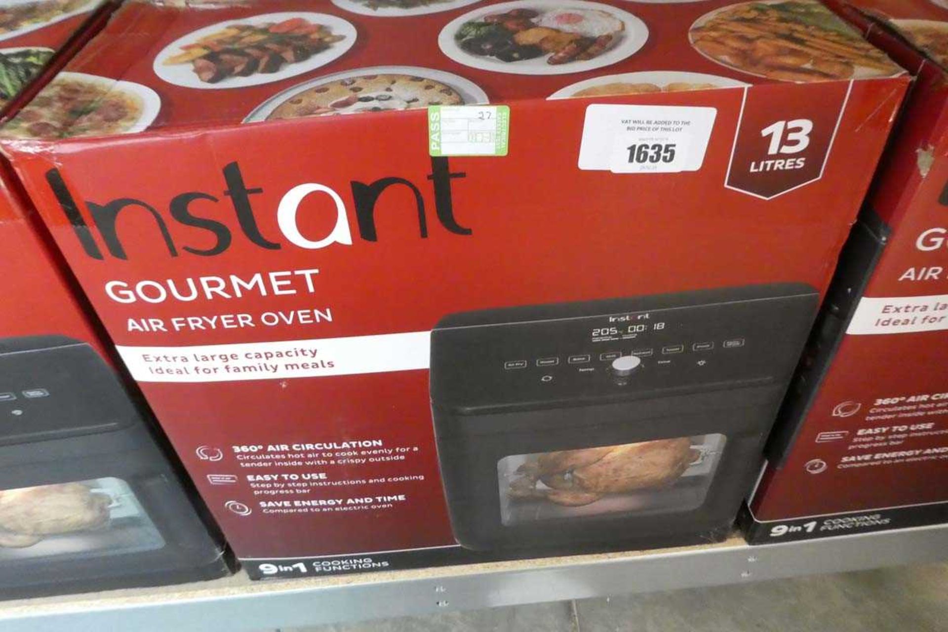 +VAT Instant Gourmia air fryer oven
