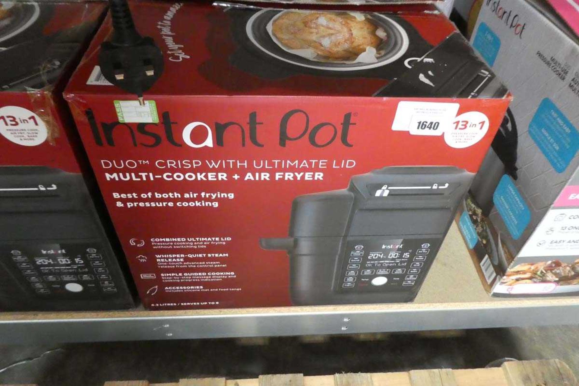 +VAT Instant pot multi cooker and air fryer