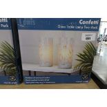 +VAT 2 boxed pairs of Confetti table lamps