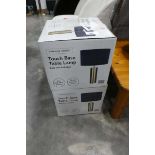 +VAT 2 boxed touch base table lamps