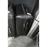 +VAT 3 piece suitcase by Rock in black