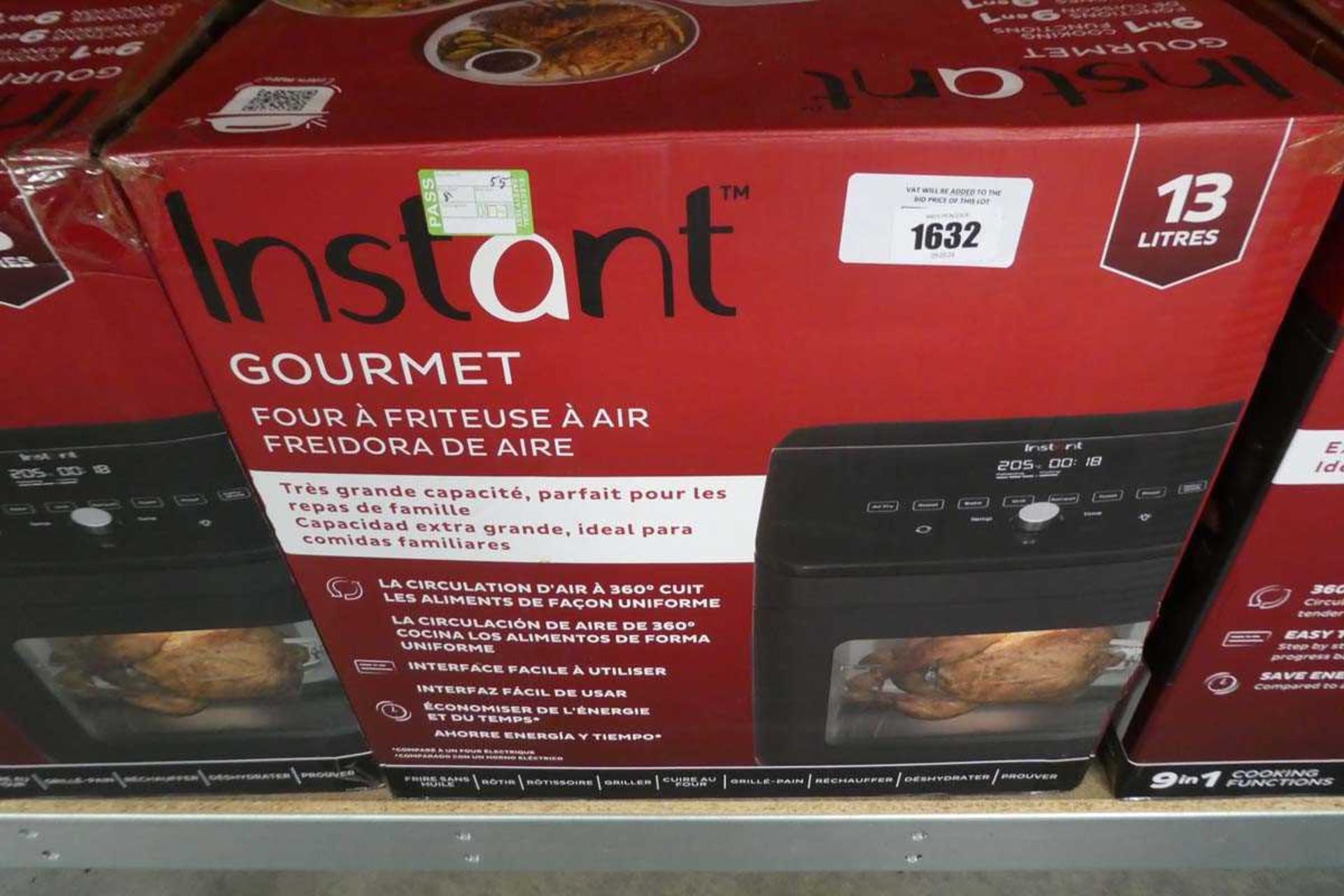 +VAT Instant Gourmet air fryer oven