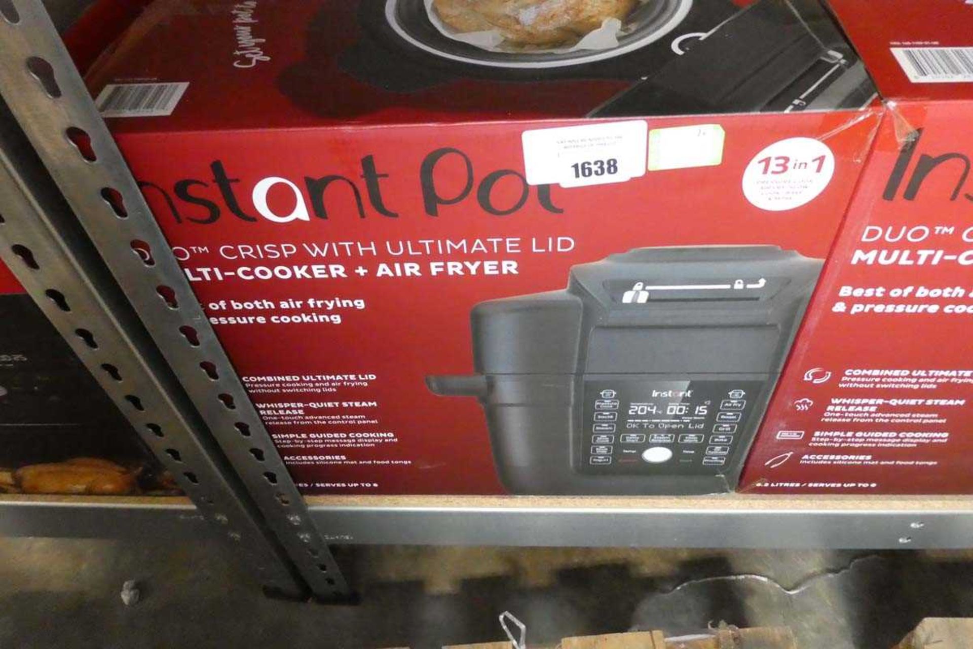 +VAT Instant pot multi cooker and air fryer