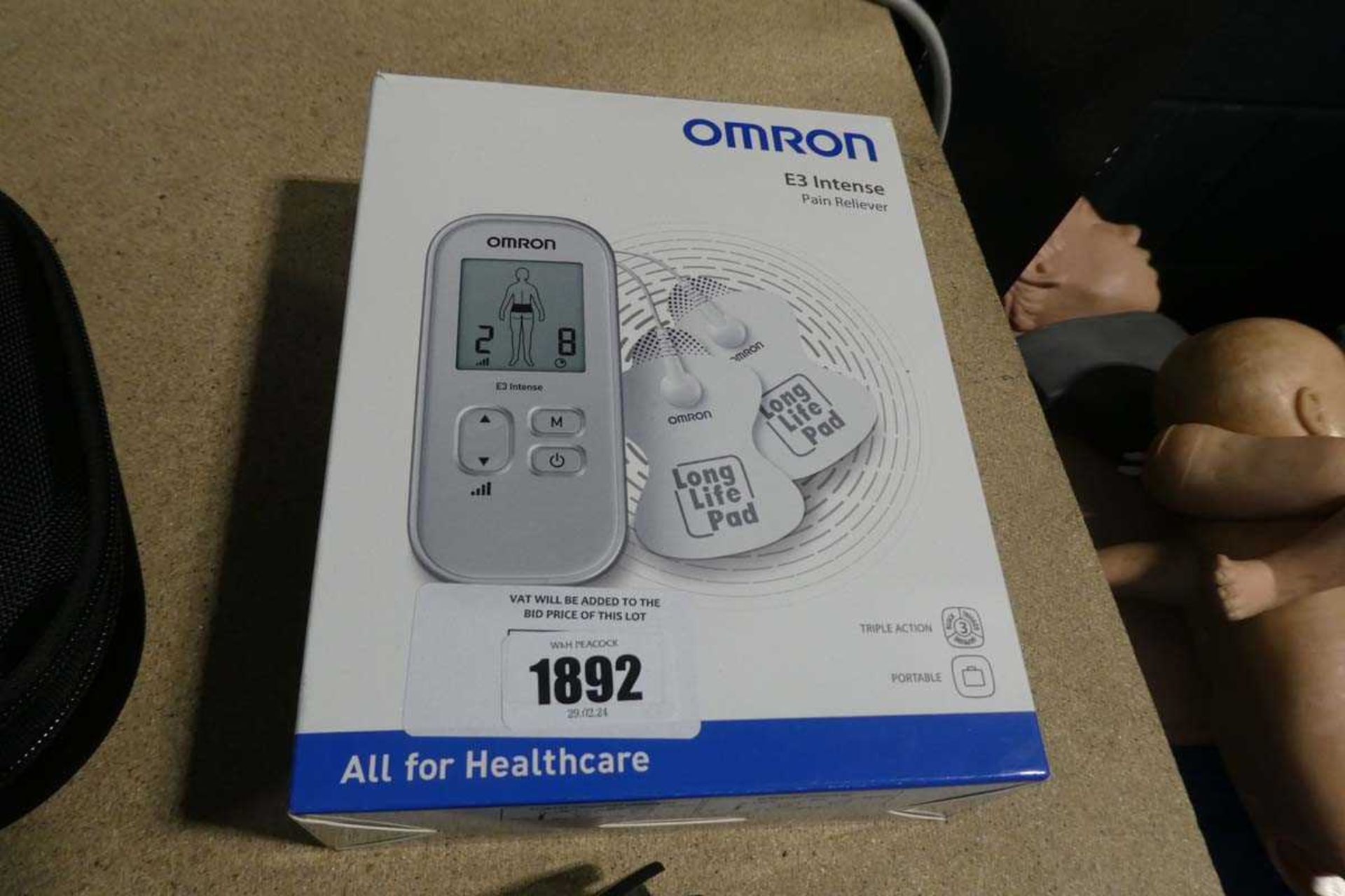 +VAT Omron E3 intense pain reliever
