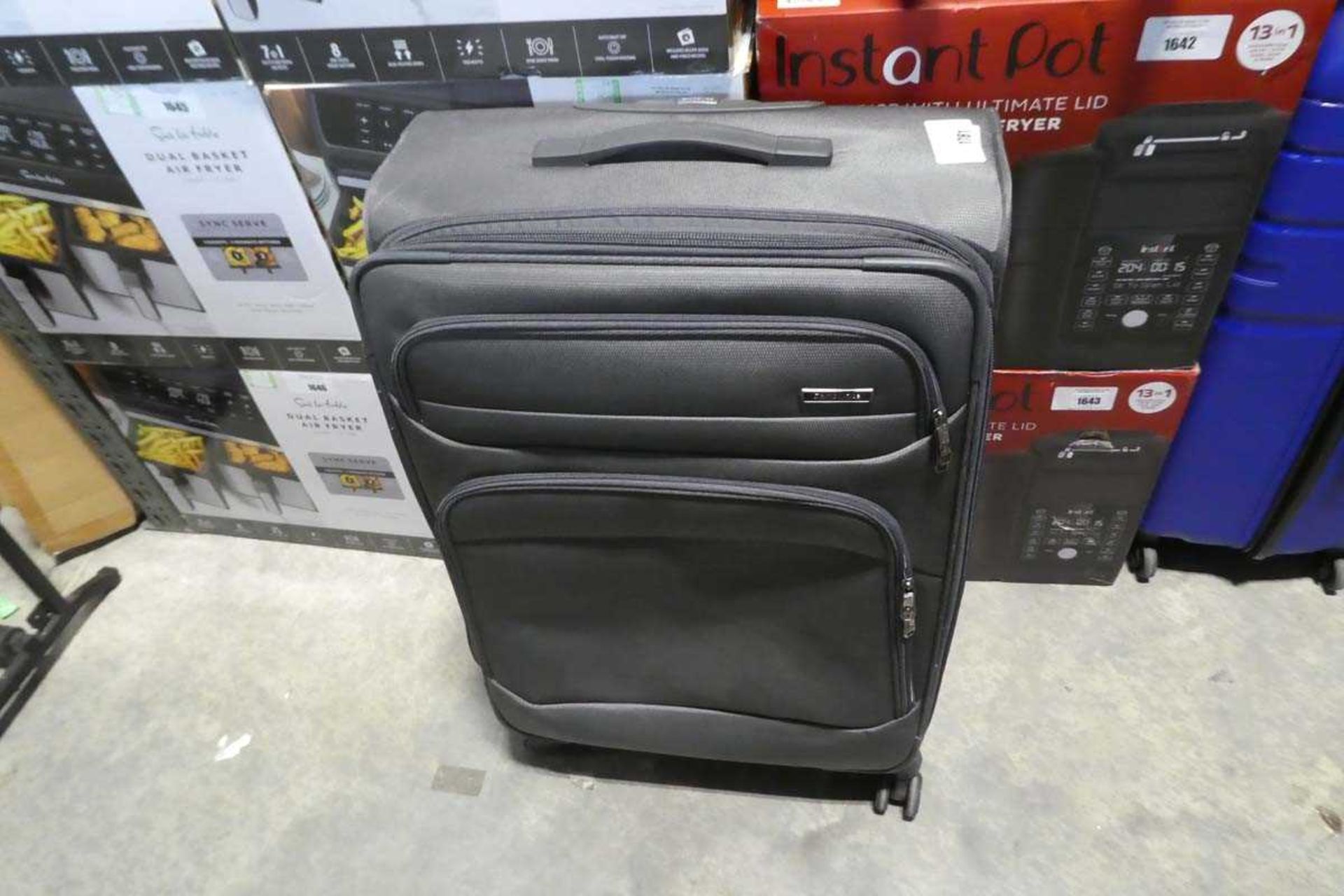 +VAT Soft shell Samsonite wheeled luggage case in grey