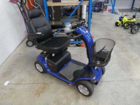 Colt Pride blue mobility scooter with key and charger