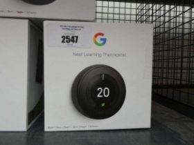 +VAT Google Nest learning thermostat (black model)