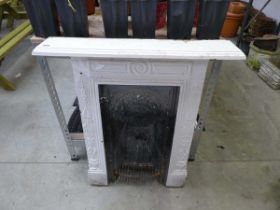 Victorian cast iron fireplace