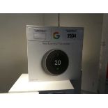 +VAT Google Nest learning thermostat (stainless steel model)