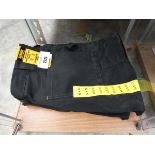 +VAT Pair of Dewalt Holster pocket work trousers in black, size W. 32, L.32
