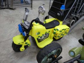 Child's battery operated ride on ambulance motorbike (no PSU)