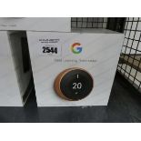 +VAT Google Nest learning thermostat (copper model)