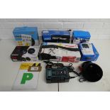+VAT Quantity of mixed car related items incl. Ring RTC1000 rapid digital air compressor, 2 Ring