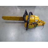 Aplina yellow petrol powered chainsaw