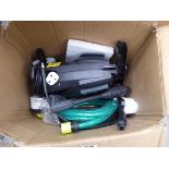 Box with pressure washer parts