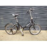 Falcon black fold up bike