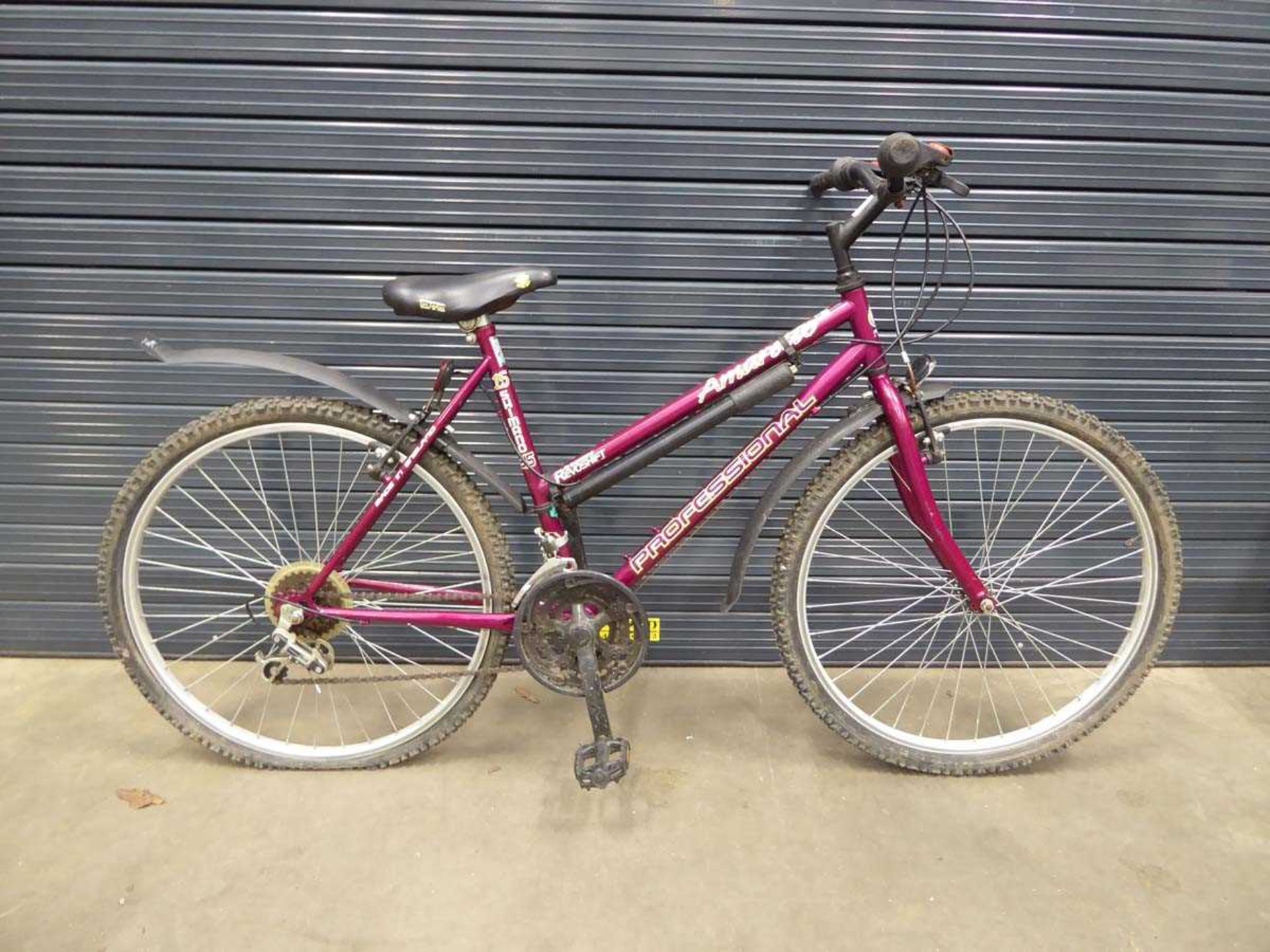 Burgundy girls moutain bike