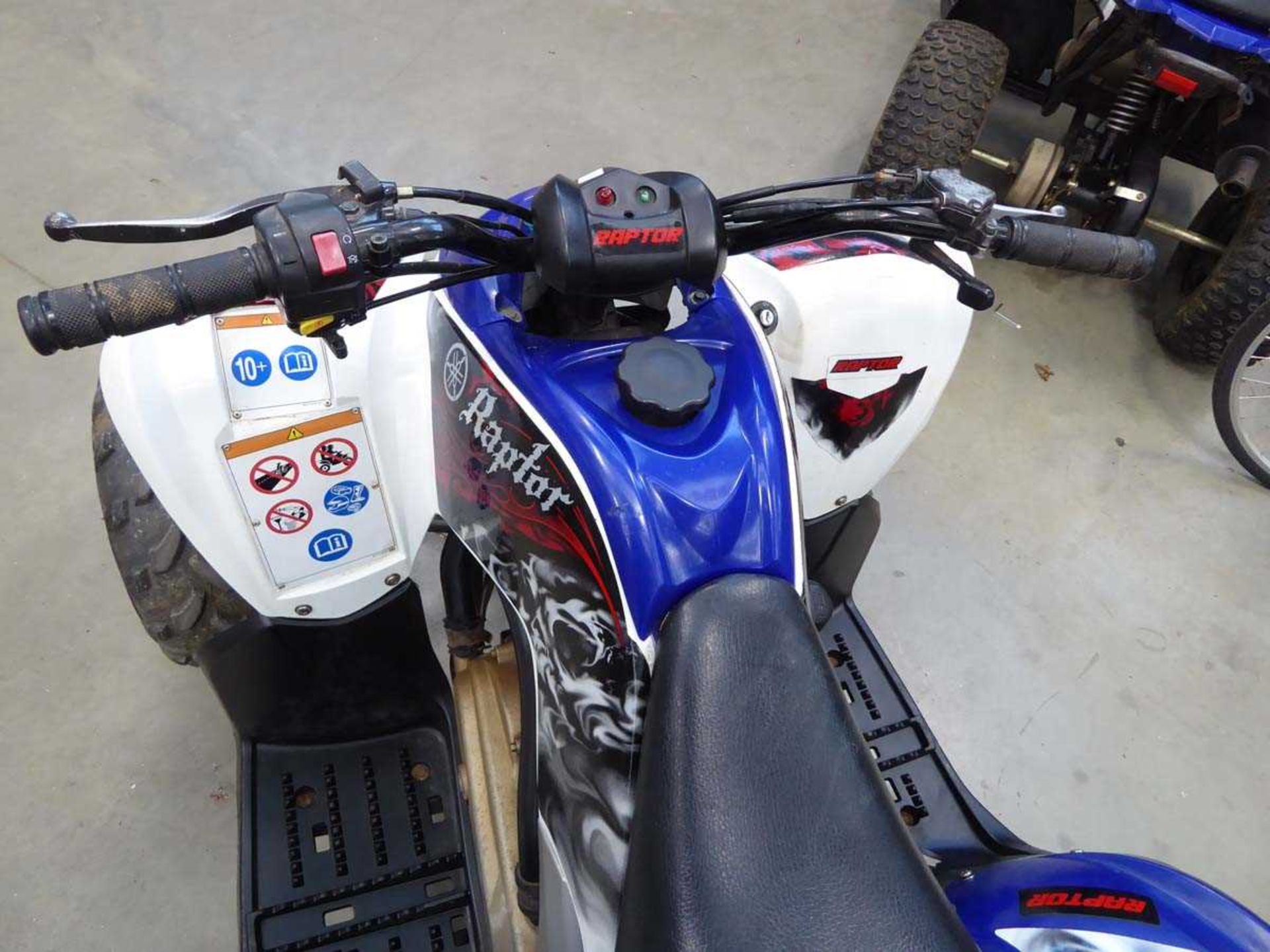 Yamaha 90cc Raptor petrol powered quad bike - Image 7 of 7