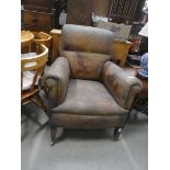 Leather armchair