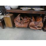 5 leather holdall plus a case