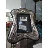 Silver photo frame