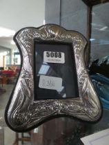 Silver photo frame