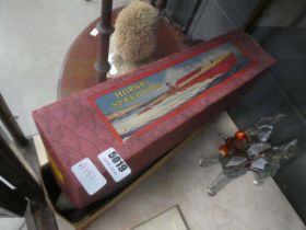 Boxed Hornby tin plate speed boat