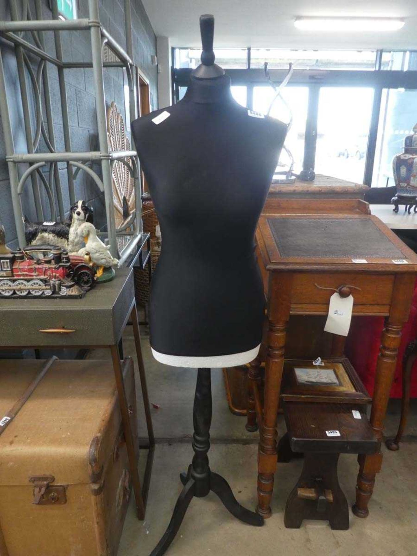 Tailor's dummy on tripod stand