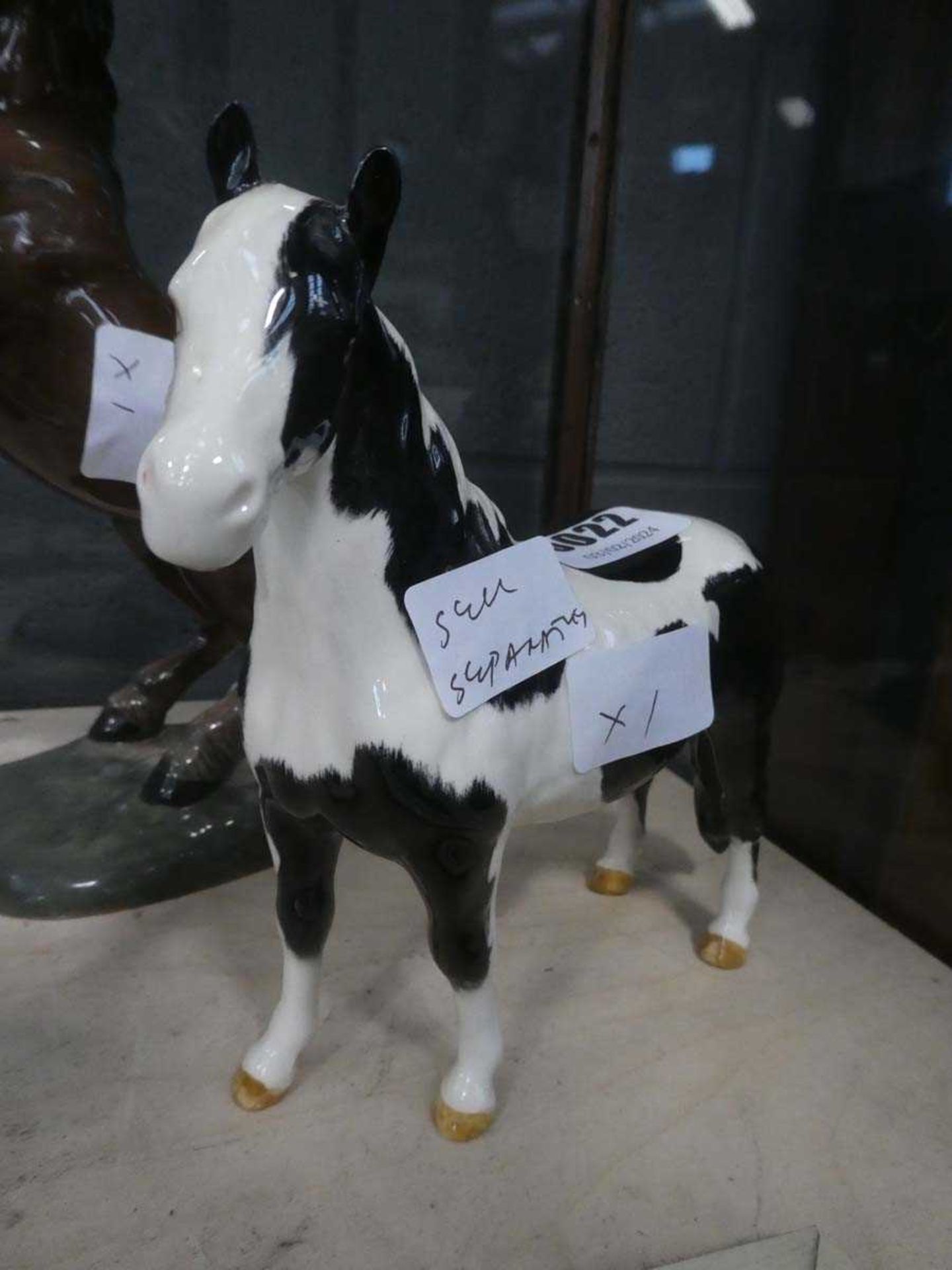 Piebald Beswick pony