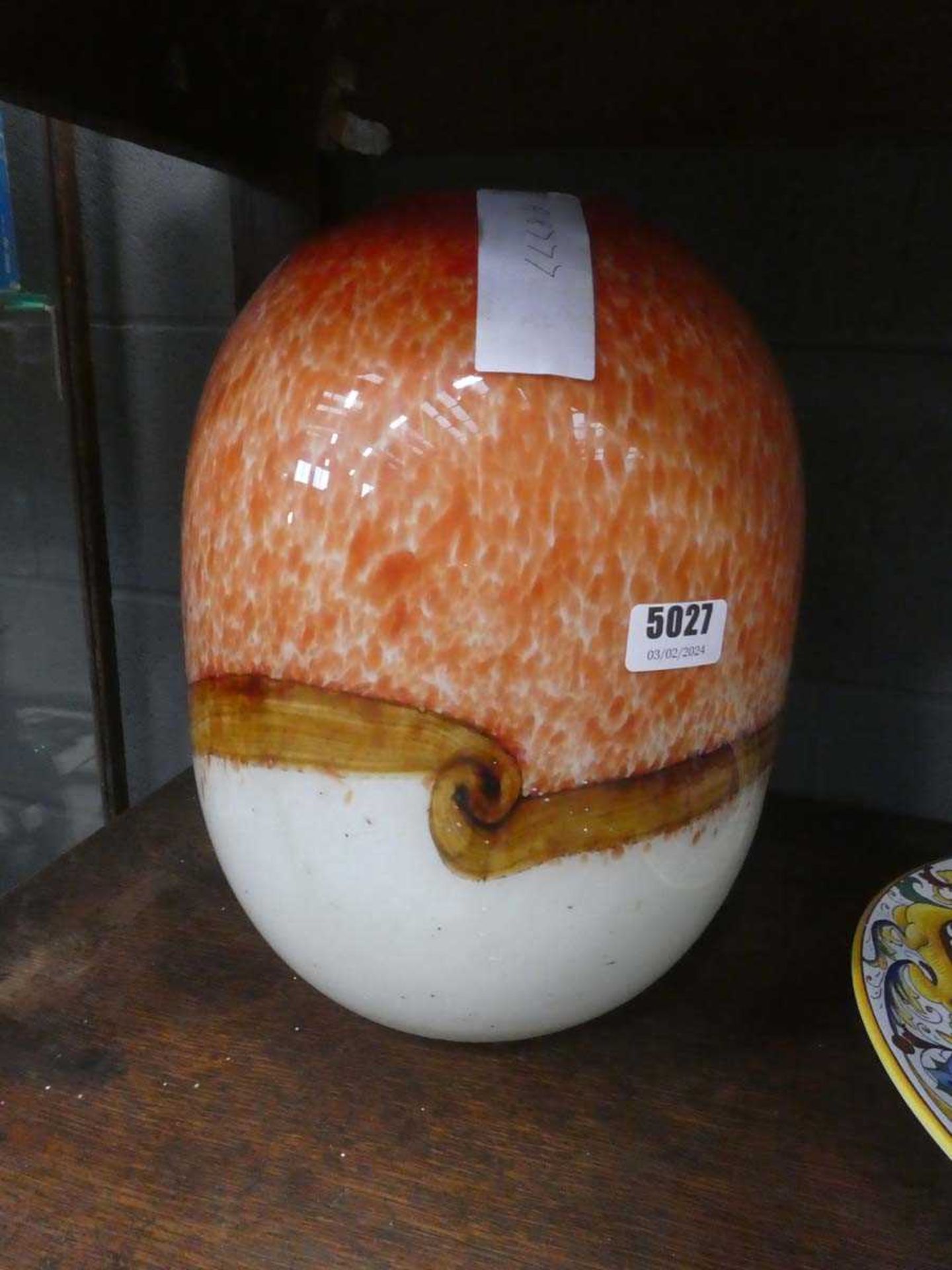 Large studio pottery vase