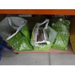 3 bags containing CDs and DVDs